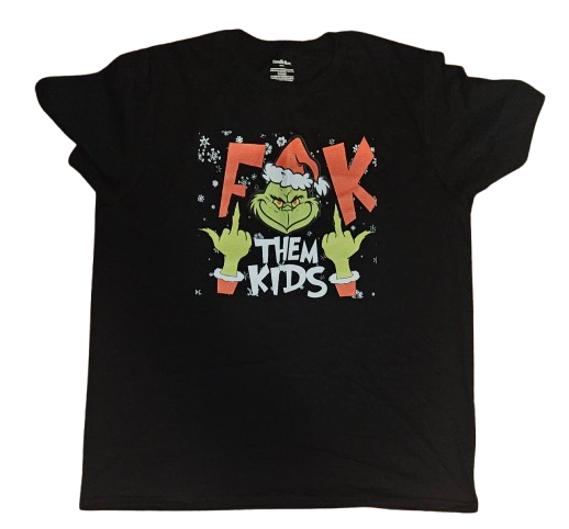 GRINCH "F" THEM KIDS Snowflake TEE